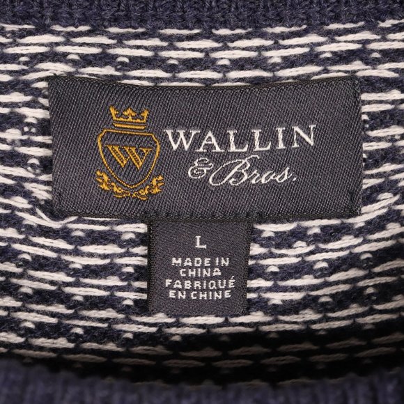 NWOT WALLIN & BROS Birdseye Knit Sweater - Picture 4 of 7